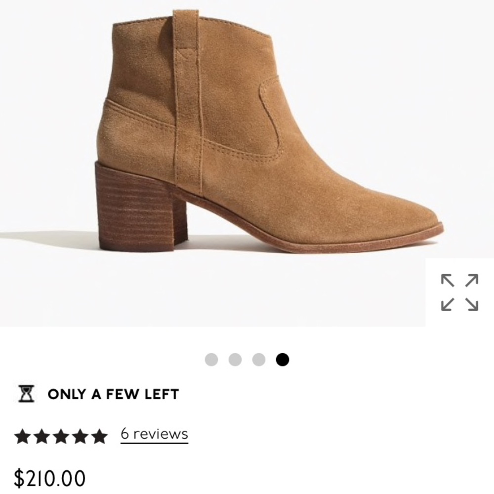 Madewell Lonnie Boot in Suede